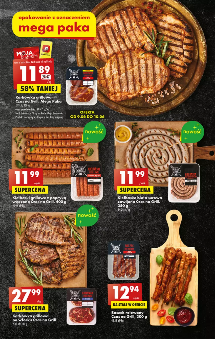 Gazetka promocyjna Biedronka - ważna 08.06 do 14.06.2023 - strona 21 - produkty: Boczek, Fa, Grill