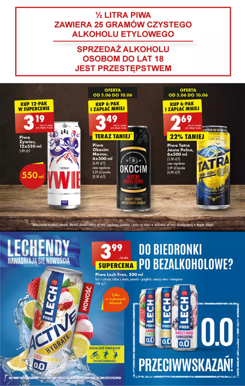 Gazetka promocyjna Biedronka - ważna 08.06 do 14.06.2023 - strona 53 - produkty: Celma, Gra, Koc, Liczi, Okocim, Piwa, Piwo, Tatra, Tera