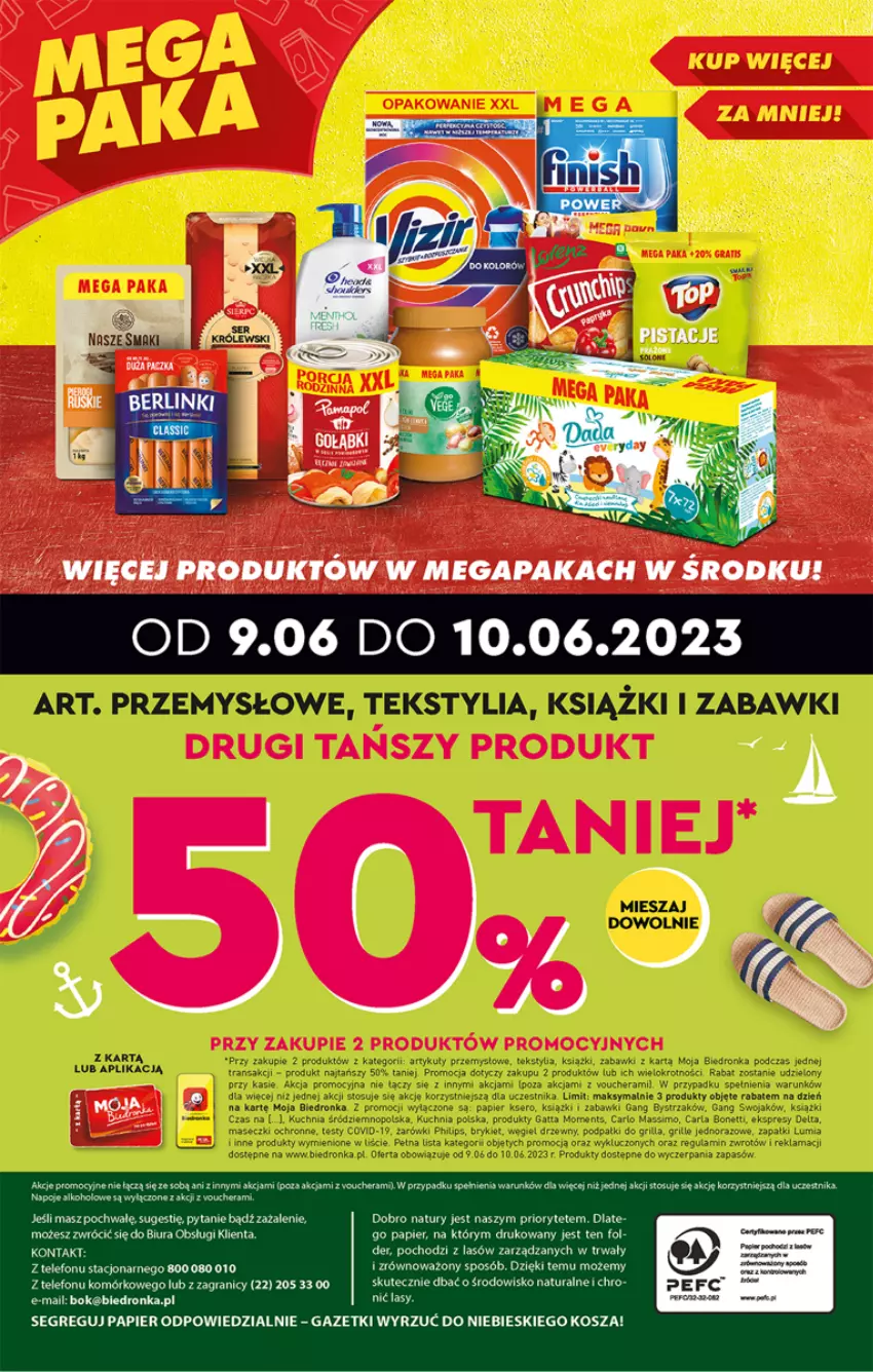 Gazetka promocyjna Biedronka - ważna 08.06 do 14.06.2023 - strona 56 - produkty: Dron, Gatta, Grill, Kuchnia, Papier, Philips, Ser, Waga