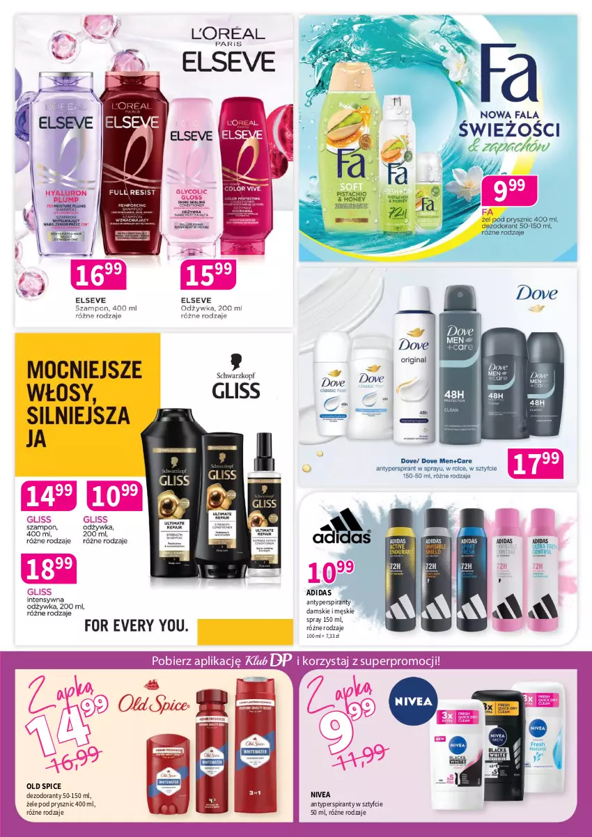 Gazetka promocyjna Drogerie Polskie - Gazetka - ważna 10.07 do 31.07.2026 - strona 3 - produkty: Adidas, Antyperspirant, Dezodorant, Nivea, Old Spice