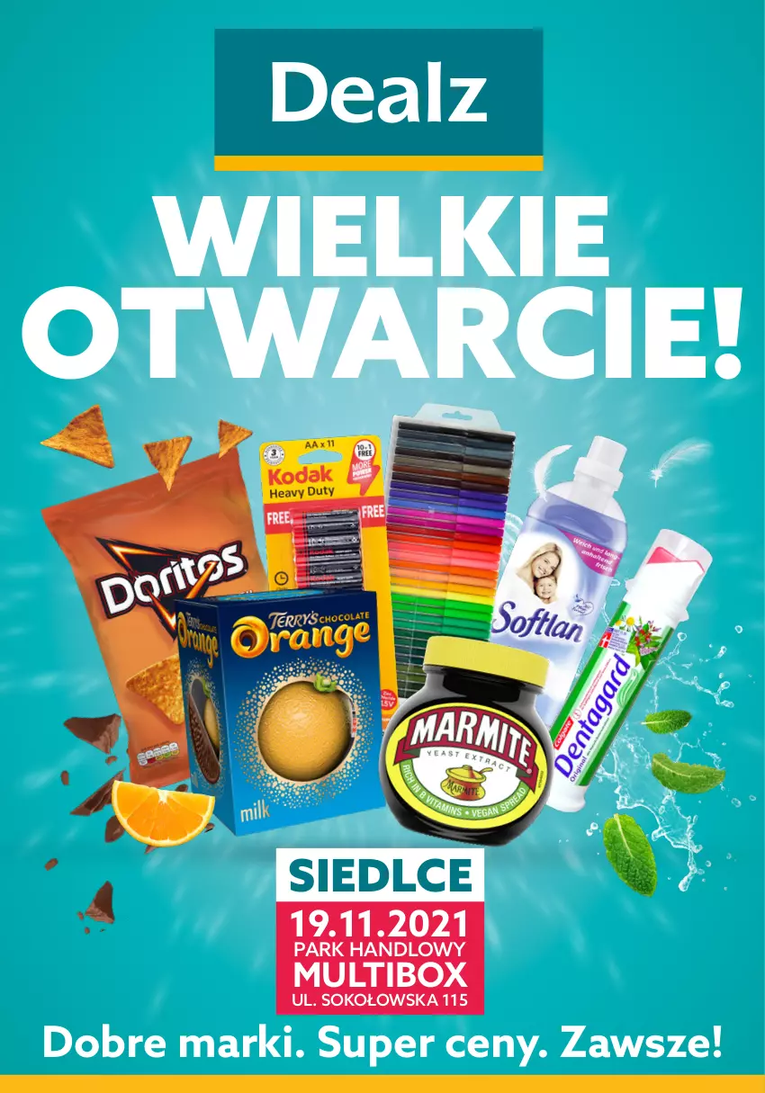 Gazetka promocyjna Dealz - Gazetka na otwarcie - Siedlce - ważna 19.11 do 03.12.2021 - strona 1 - produkty: Sok