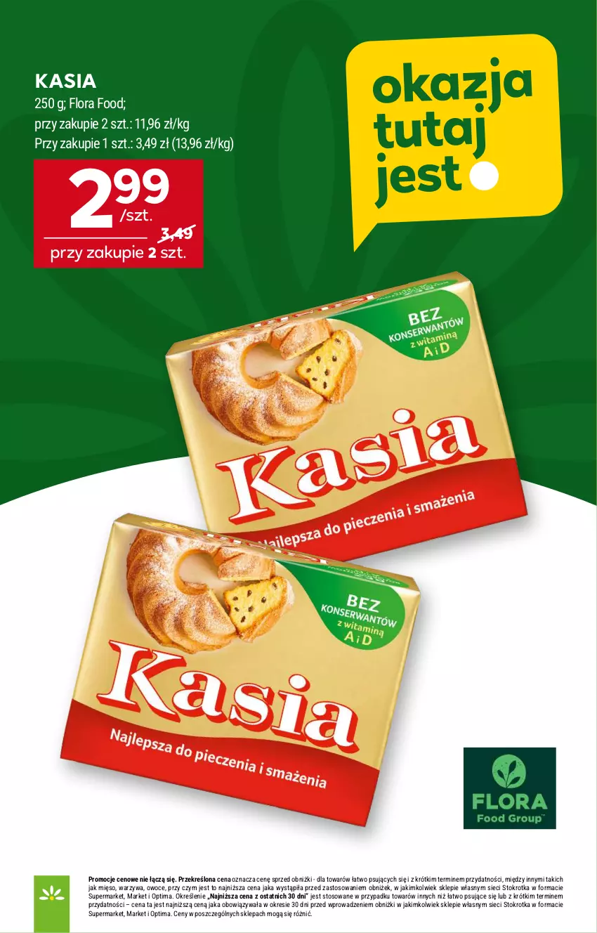 Gazetka promocyjna Stokrotka - Market - ważna 21.05 do 27.05.2026 - strona 20 - produkty: Flora, Kasia, Mięso, Optima, Owoce, Warzywa