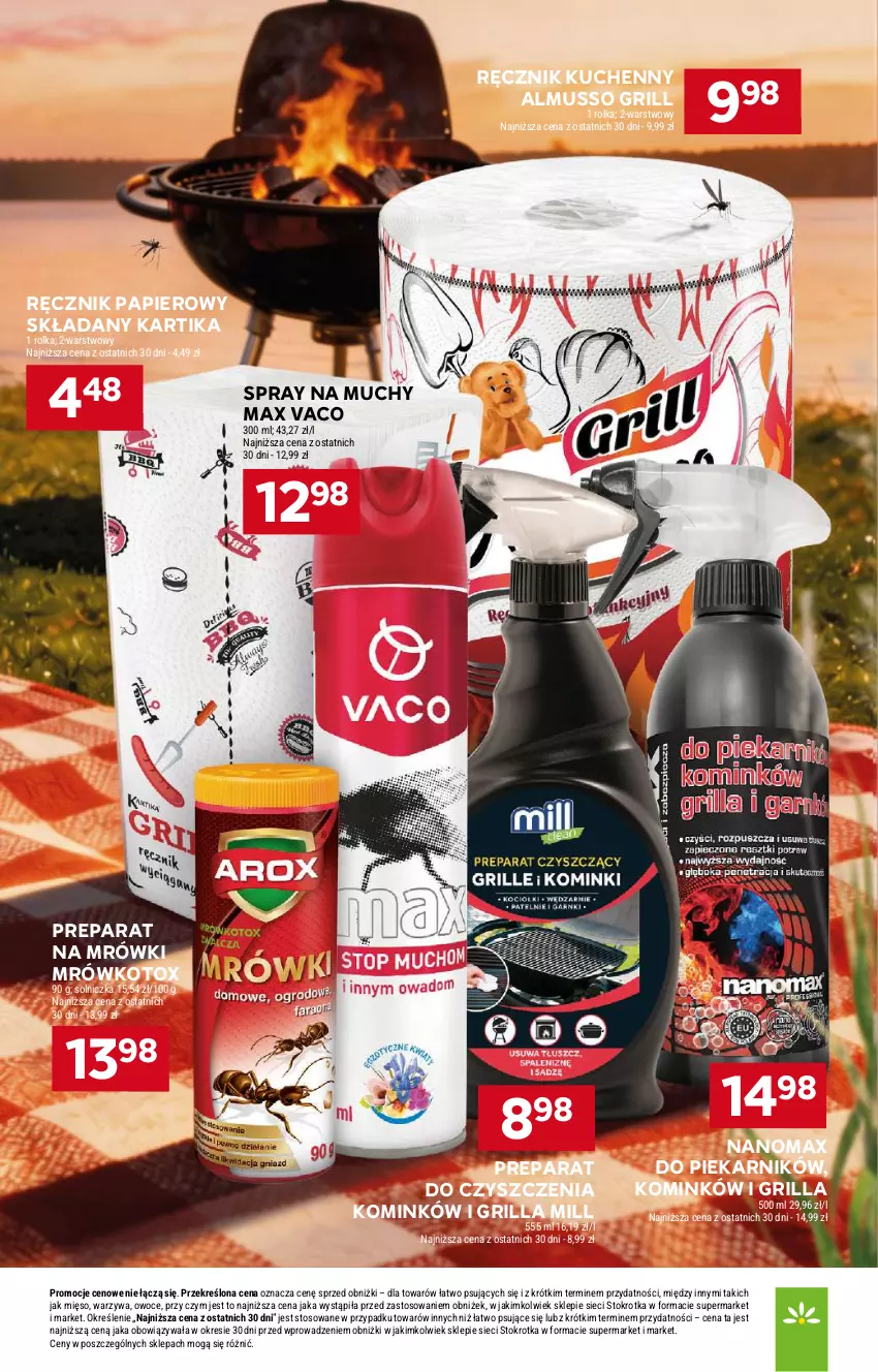 Gazetka promocyjna Stokrotka - Market - ważna 21.05 do 27.05.2026 - strona 39 - produkty: Grill, Mięso, Mus, Nanomax, Owoce, Papier, Piekarnik, Preparat do czyszczenia, Ręcznik, Ręcznik kuchenny, Solniczka, Warzywa