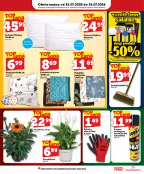 Gazetka promocyjna Topaz - Gazetka - Gazetka - ważna od 22.07 do 22.07.2026 - strona 39 - produkty: Top, Szczotka, Poszewka, Rękawice, Poduszka