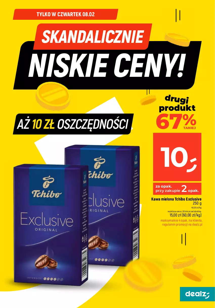 Gazetka promocyjna Dealz - MAKE A DEALZ - ważna 08.02 do 14.02.2024 - strona 3 - produkty: Kawa, Kawa mielona, Tchibo