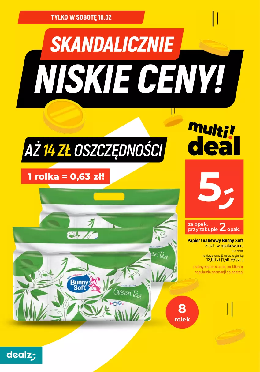 Gazetka promocyjna Dealz - MAKE A DEALZ - ważna 08.02 do 14.02.2024 - strona 8 - produkty: Finish, Papier, Papier toaletowy, Tablet, Tabletki do zmywarki, Zmywarki