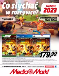 Gazetka promocyjna Media Markt - Gazetka Media Markt - Gazetka - ważna od 30.06 do 30.06.2023 - strona 16 - produkty: Piec, Ser, Rum, Mus, Gra, Szal, Bandi