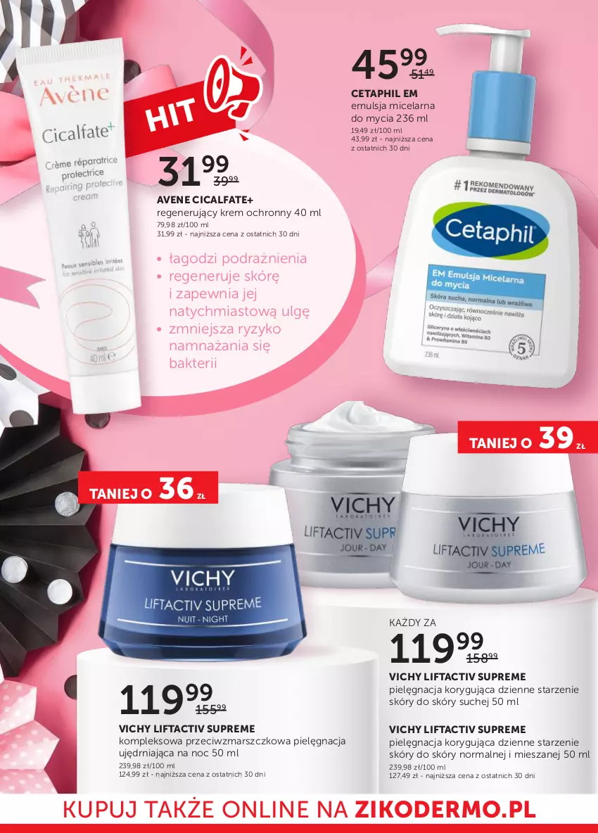 Gazetka promocyjna Ziko - Gazetka Ziko Dermo - ważna 07.09 do 20.09.2023 - strona 6 - produkty: Cetaphil, Emulsja, Fa, LG, Mars, Vichy