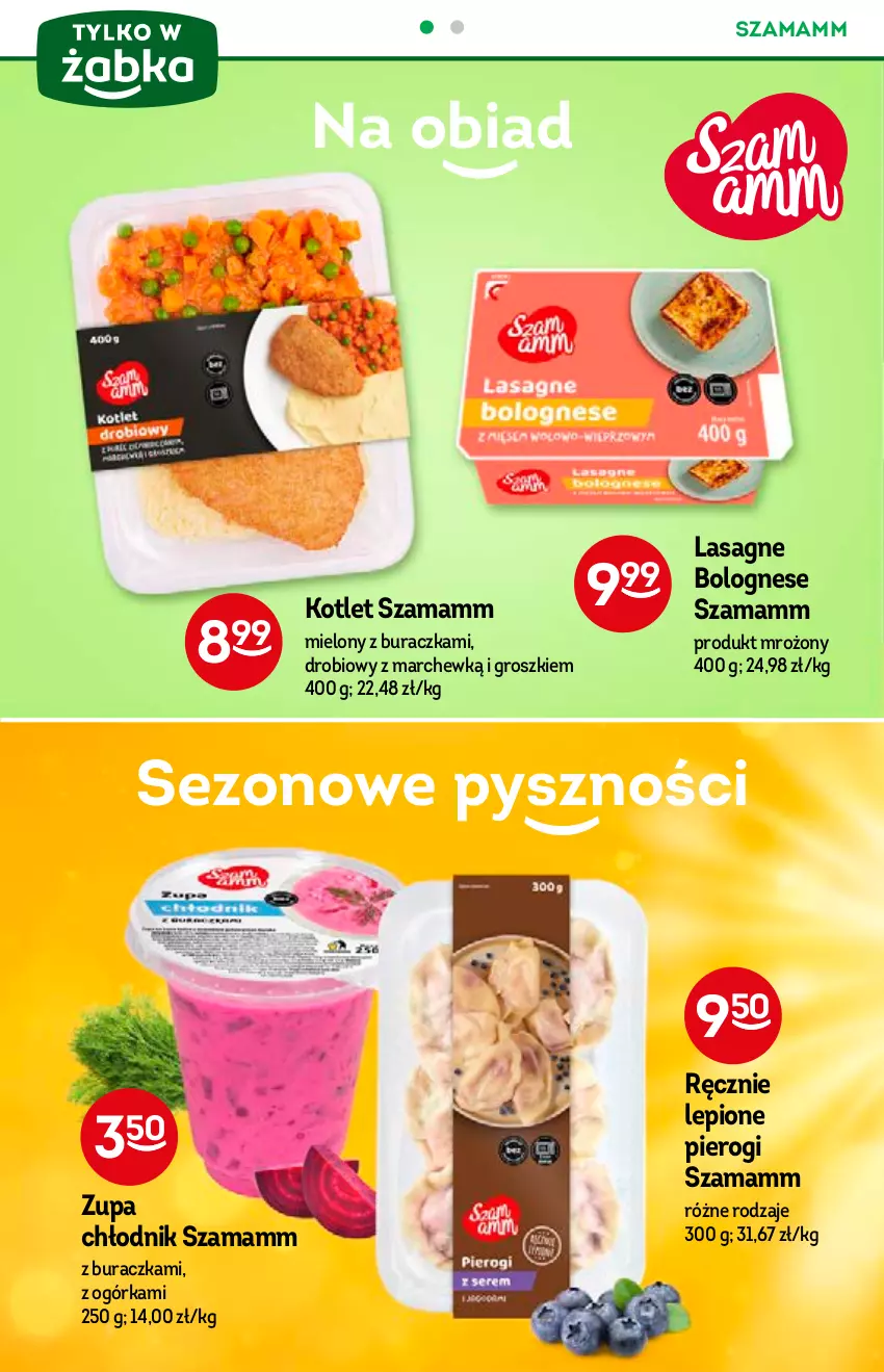 Gazetka promocyjna Żabka - ważna 21.07 do 03.08.2021 - strona 14 - produkty: Kotlet, Lasagne, Lasagne bolognese, Pierogi, Zupa