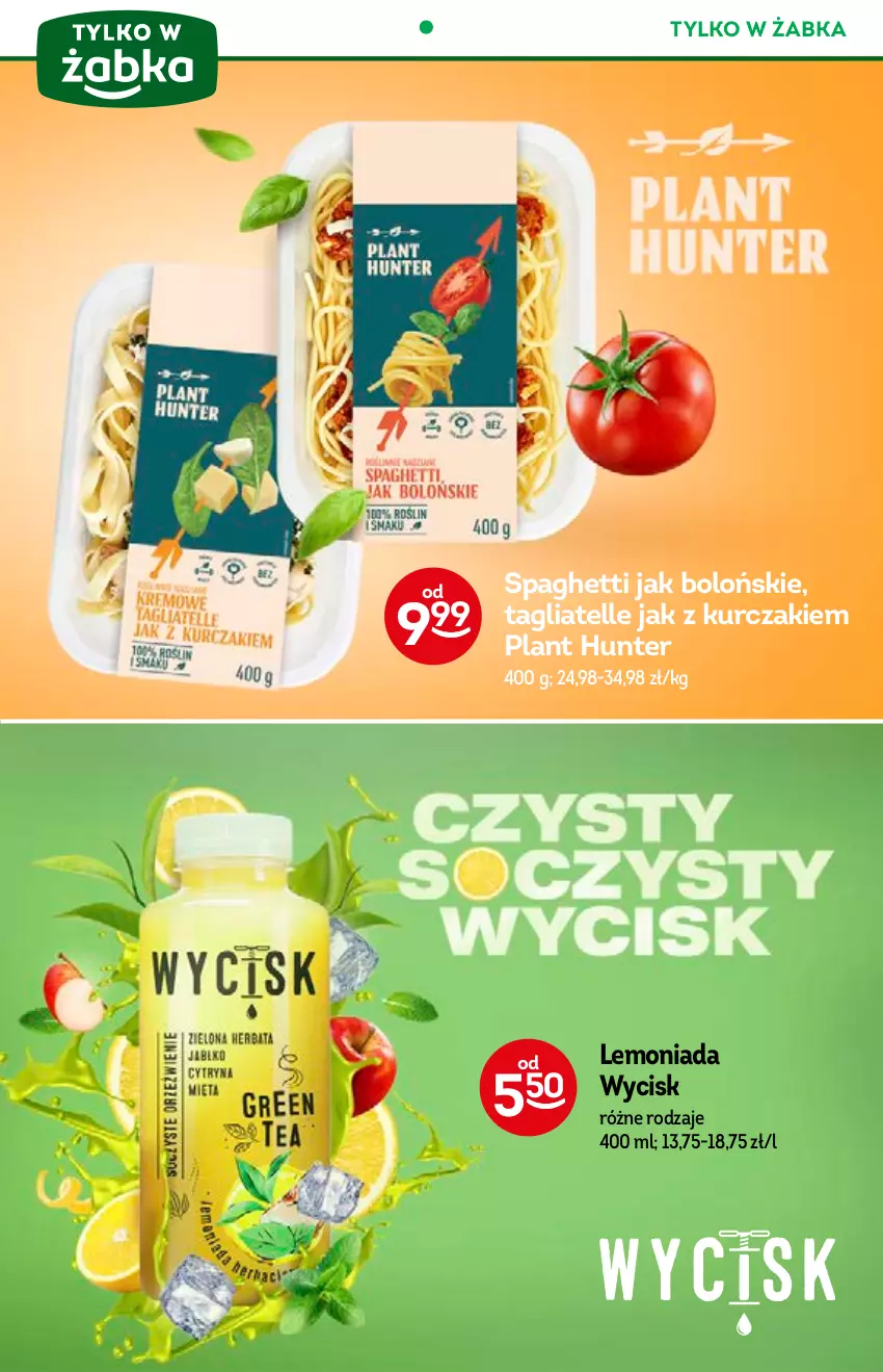 Gazetka promocyjna Żabka - ważna 21.07 do 03.08.2021 - strona 16 - produkty: Kurczak, Lemoniada, Spaghetti, Tagliatelle