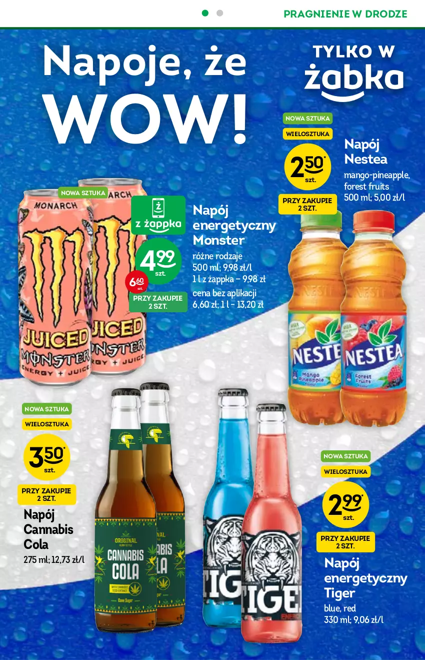 Gazetka promocyjna Żabka - ważna 21.07 do 03.08.2021 - strona 4 - produkty: Mango, Napój, Napój energetyczny, Napoje, Nestea, Tiger