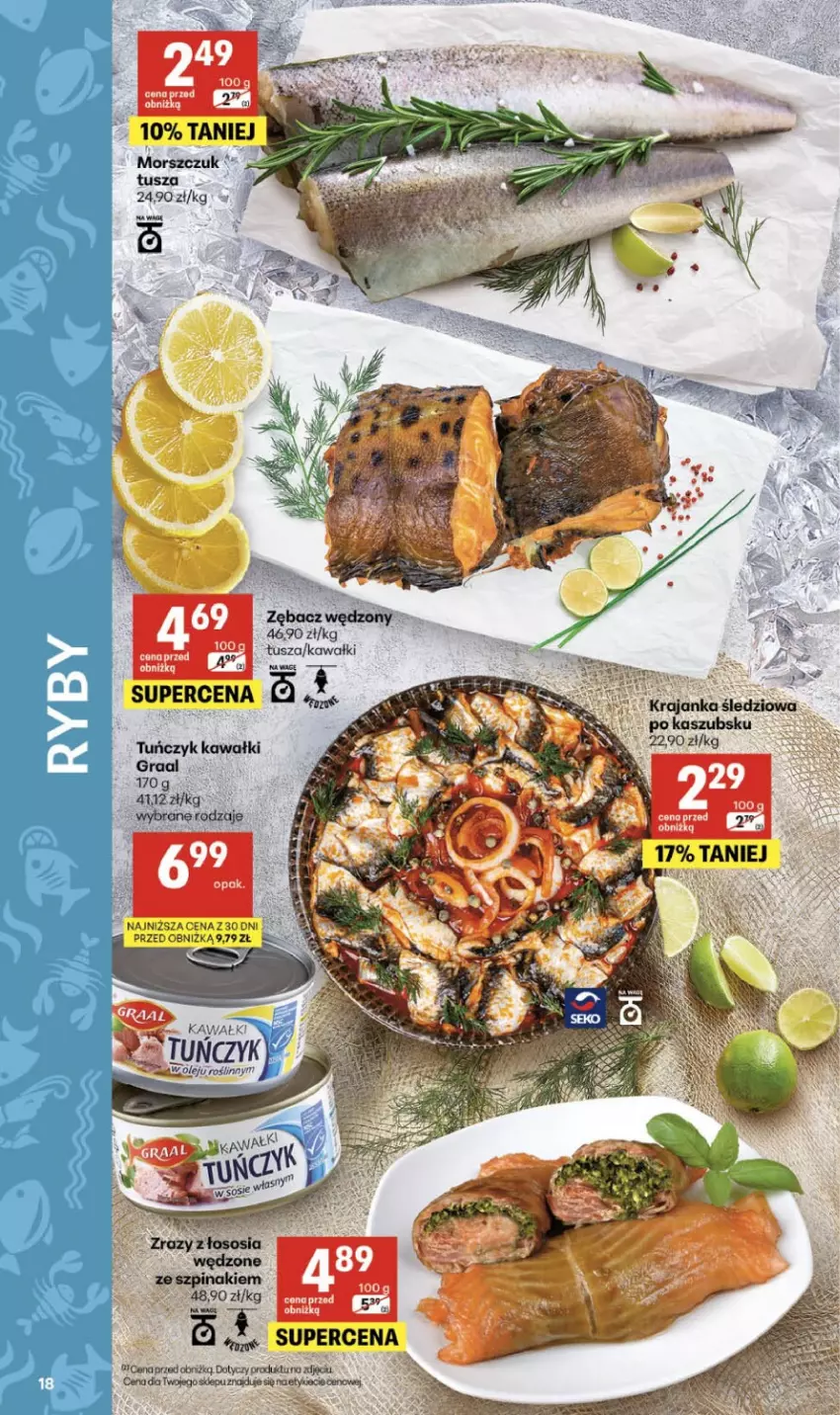 Gazetka promocyjna Delikatesy Centrum - Franczyza DC33 Czwartek - ważna 13.08 do 19.08.2026 - strona 18 - produkty: Gra, Graal, Gry, Kawa, Olej, Tuńczyk, Tusz