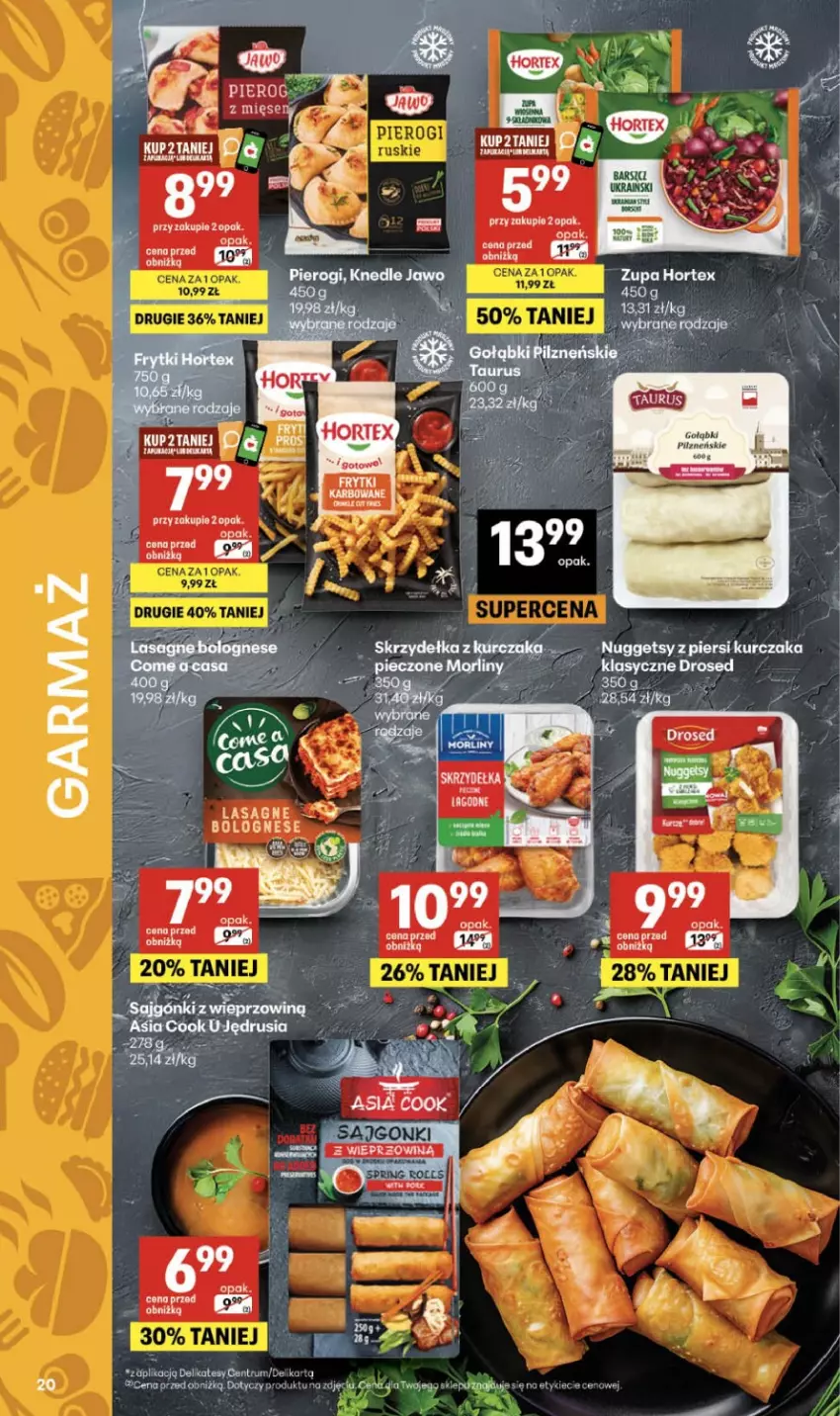 Gazetka promocyjna Delikatesy Centrum - Franczyza DC33 Czwartek - ważna 13.08 do 19.08.2026 - strona 20 - produkty: HP, LANA, Sajgonki