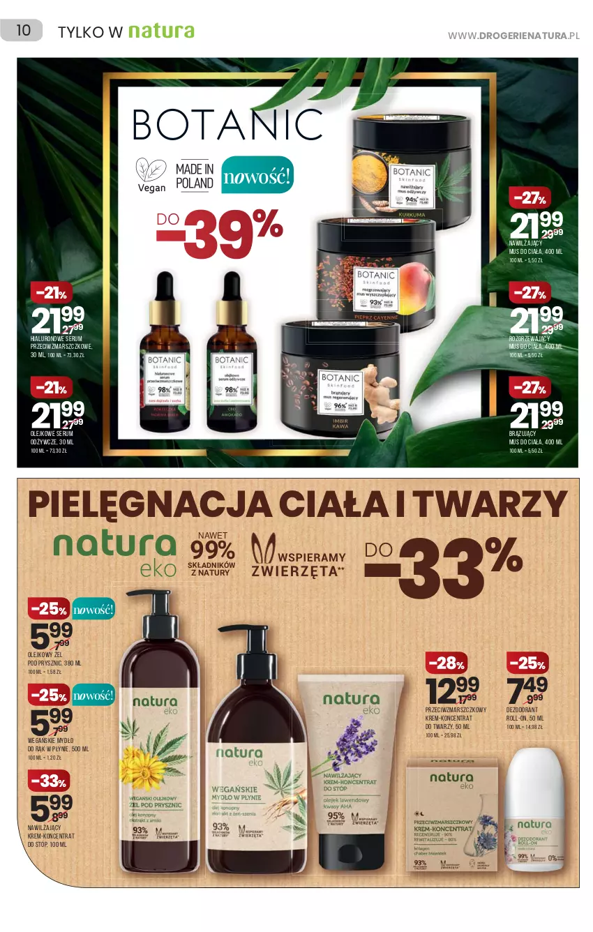 Gazetka promocyjna Drogerie Natura - Gazetka Drogerie Natura - ważna 09.09 do 22.09.2021 - strona 10 - produkty: Dezodorant, Mars, Mus, Mydło, Olej, Rum, Ser, Serum