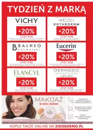 Gazetka promocyjna Ziko - Gazetka Ziko Dermo - Gazetka - ważna od 09.08 do 09.08.2023 - strona 26 - produkty: Capilarte, Makijaż, Ser, Rum, Gra, Dermedic, Serum, Vichy, LG