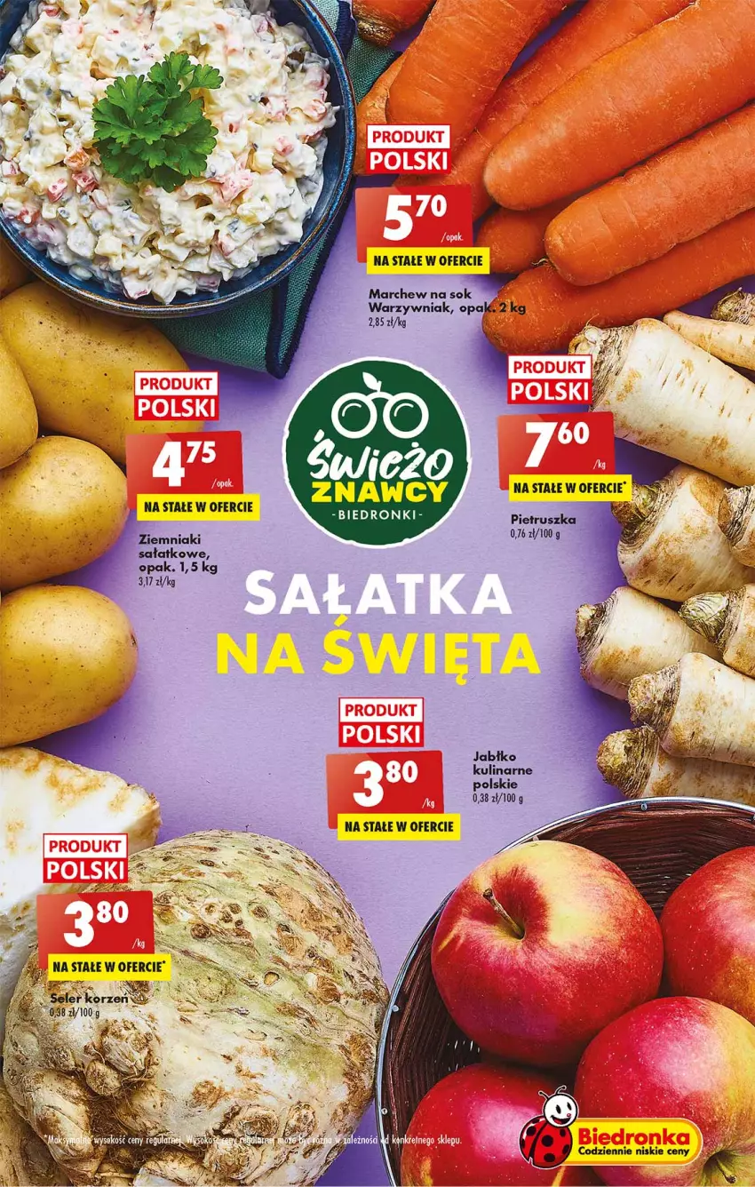 Gazetka promocyjna Biedronka - W tym tygodniu - ważna 11.04 do 16.04.2022 - strona 15 - produkty: Dron, Pietruszka, Sałat, SEKO, Sok, Ziemniaki