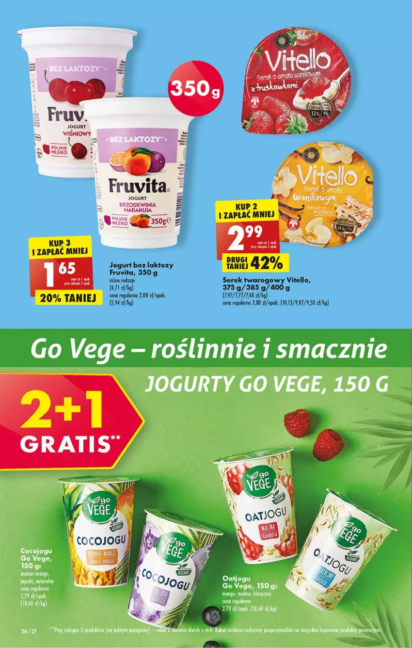 Gazetka promocyjna Biedronka - W tym tygodniu - ważna 11.04 do 16.04.2022 - strona 26 - produkty: Jogurt, Mleko, Ser, Serek, Serek twarogowy