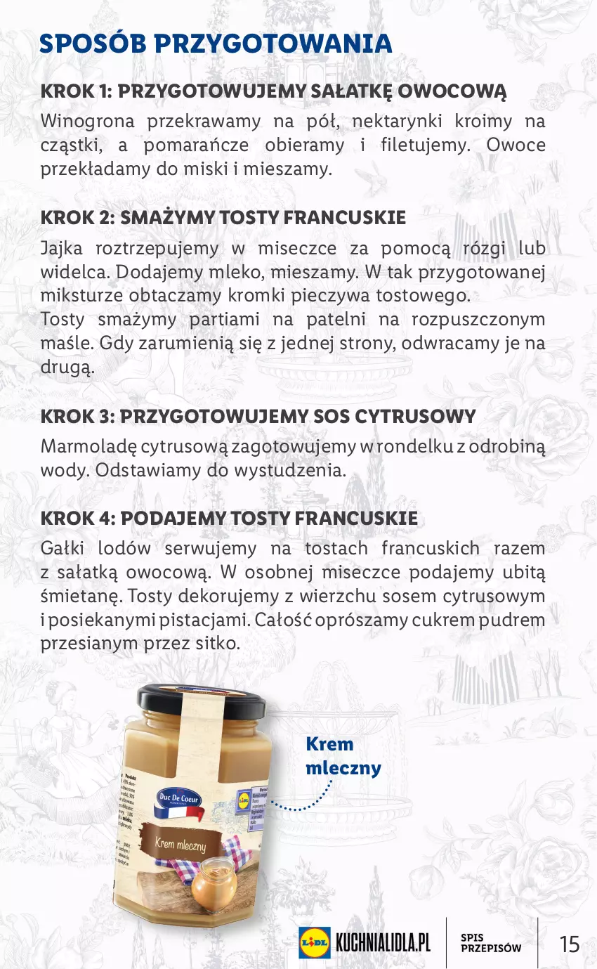 Gazetka promocyjna Lidl - KATALOG FRANCUSKI - ważna 26.09 do 01.10.2022 - strona 15 - produkty: Mleko, Mola, Nektar, Owoce, Piec, Pomarańcze, Rondel, Rum, Sałat, Ser, Sitko, Sos, Wino, Winogrona