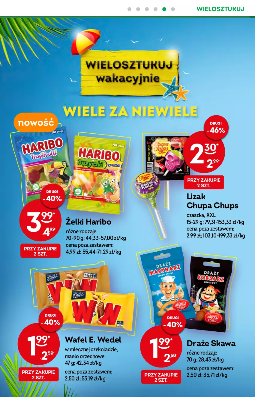 Gazetka promocyjna Żabka - ważna 27.07 do 02.08.2022 - strona 12 - produkty: Chupa Chups, E. Wedel, Haribo, Kawa, Masło, Masło orzechowe