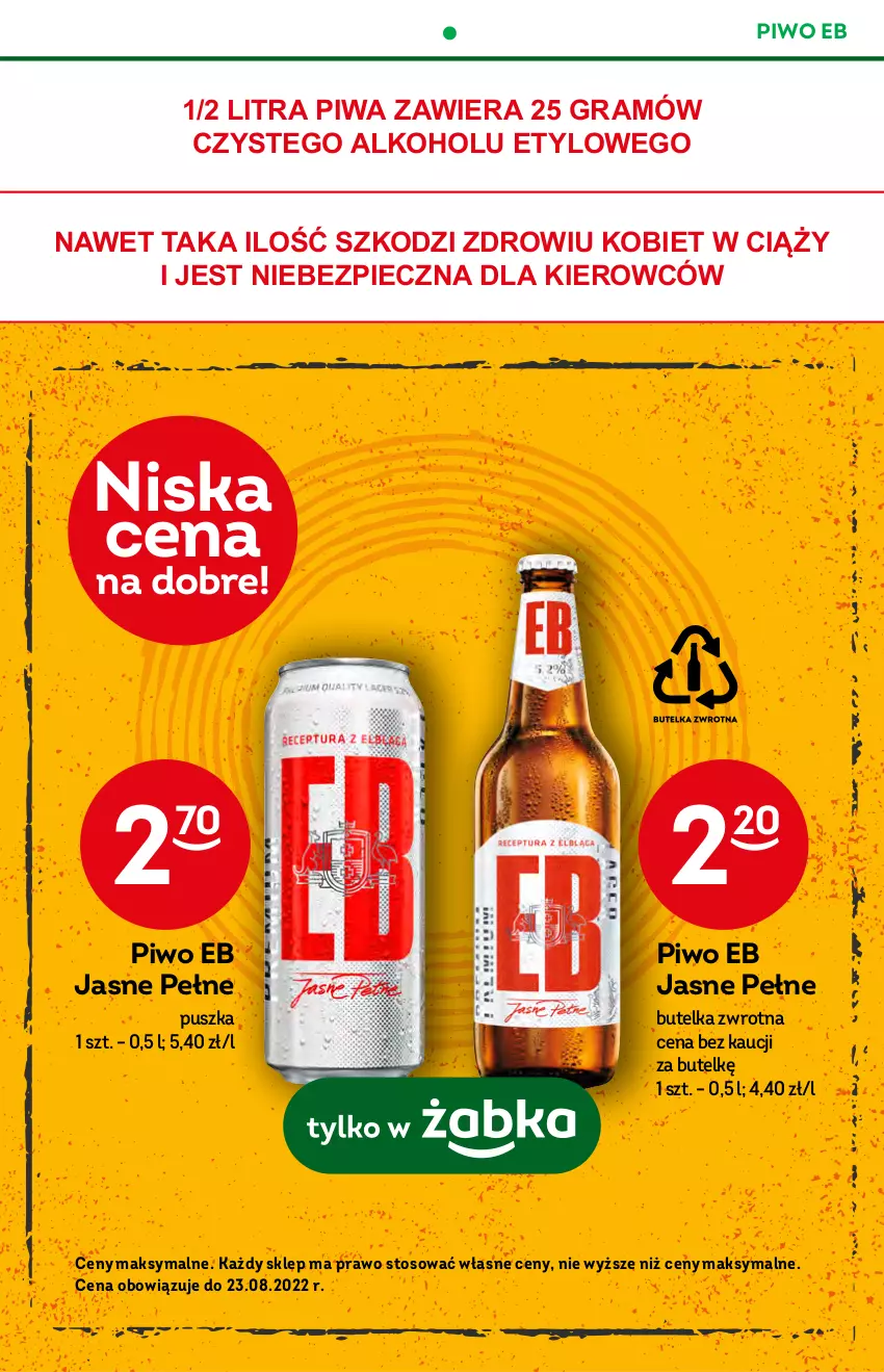 Gazetka promocyjna Żabka - ważna 27.07 do 02.08.2022 - strona 20 - produkty: Gra, Piec, Piwa, Piwo