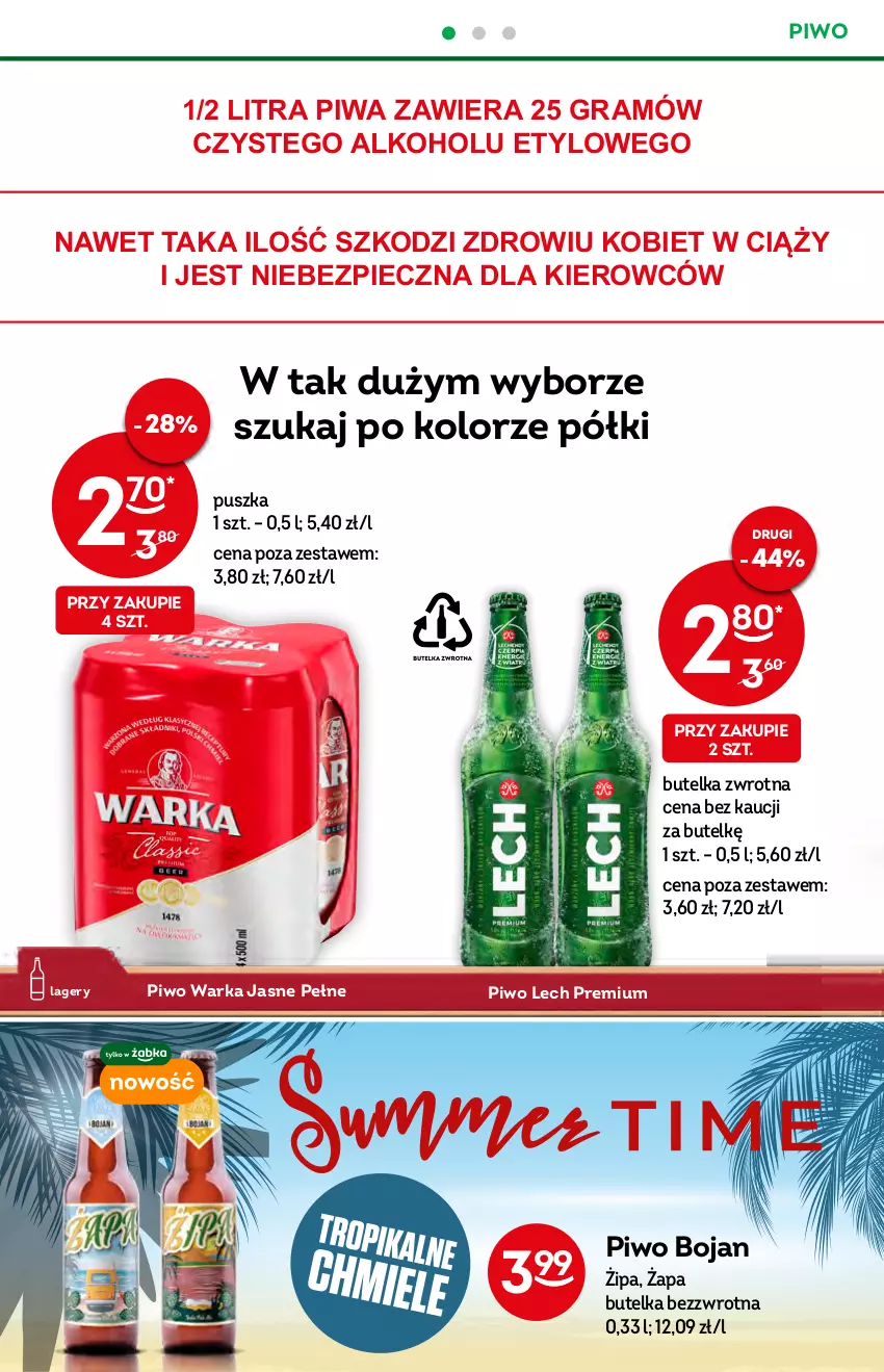 Gazetka promocyjna Żabka - ważna 27.07 do 02.08.2022 - strona 22 - produkty: Gra, Lech Premium, Piec, Piwa, Piwo, Warka