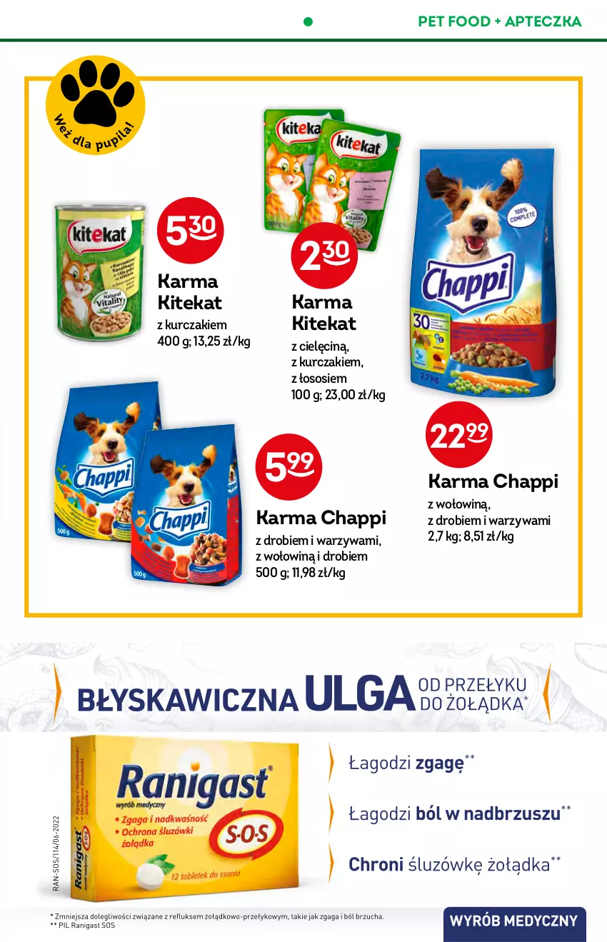 Gazetka promocyjna Żabka - ważna 27.07 do 02.08.2022 - strona 49 - produkty: Chappi, KiteKat, Kurczak, Sos, Warzywa