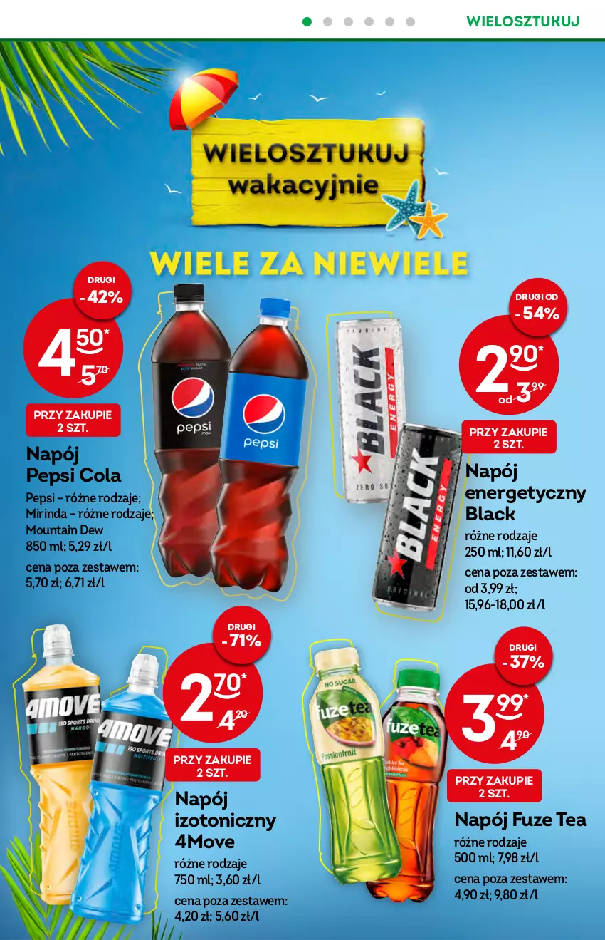 Gazetka promocyjna Żabka - ważna 27.07 do 02.08.2022 - strona 8 - produkty: Lack, Mirinda, Napój, Napój energetyczny, Napój izotoniczny, Pepsi