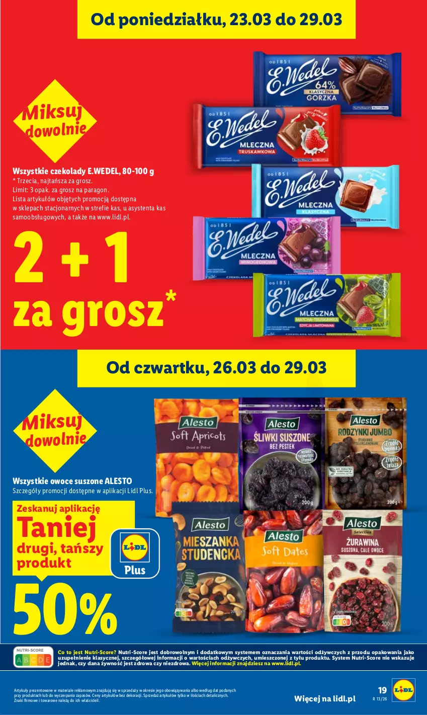 Gazetka promocyjna Lidl - Gazetka ważna od 26.03 do 29.03 - ważna 26.03 do 29.03.2026 - strona 19 - produkty: Owoce, Owoce suszone