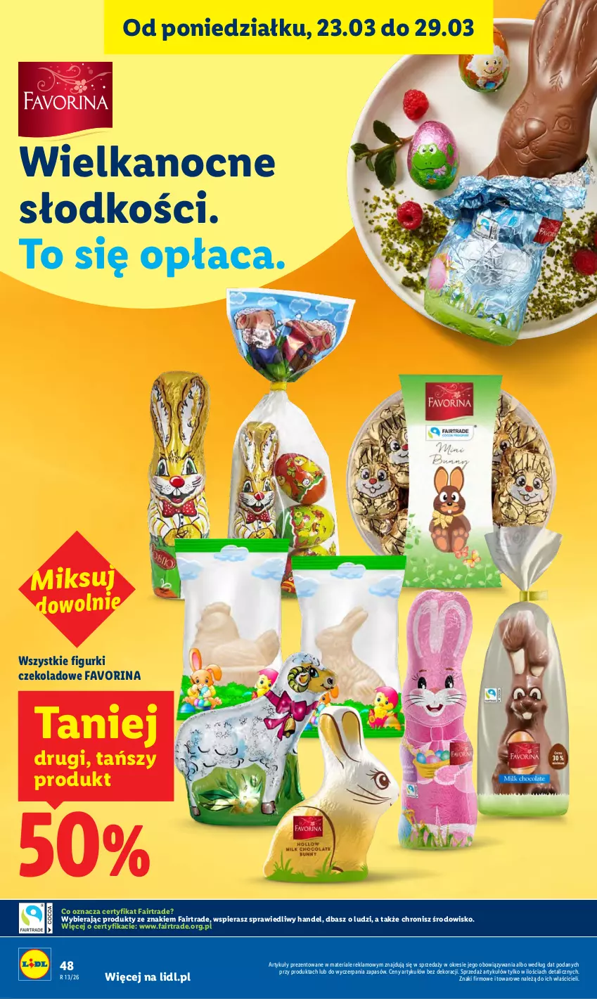 Gazetka promocyjna Lidl - Gazetka ważna od 26.03 do 29.03 - ważna 26.03 do 29.03.2026 - strona 48 - produkty: Fa