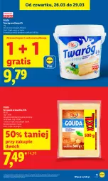 Gazetka promocyjna Lidl - Gazetka ważna od 26.03 do 29.03 - Gazetka - ważna od 29.03 do 29.03.2026 - strona 15 - produkty: Ser, Gra, Twaróg, Kawa, Pilos, Gouda