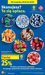 Gazetka promocyjna Lidl - Gazetka ważna od 26.03 do 29.03 - Gazetka - ważna od 29.03 do 29.03.2026 - strona 18 - produkty: Cukier, Cukierki