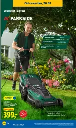 Gazetka promocyjna Lidl - Gazetka ważna od 26.03 do 29.03 - Gazetka - ważna od 29.03 do 29.03.2026 - strona 26 - produkty: Parkside, Top, Sok, Ogród, Kosiarka