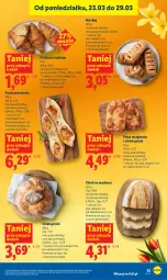 Gazetka promocyjna Lidl - Gazetka ważna od 26.03 do 29.03 - Gazetka - ważna od 29.03 do 29.03.2026 - strona 33 - produkty: Ser, Hot dog, Rust, Prosciutto, Croissant, Rogal, Chleb, Gouda