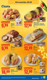 Gazetka promocyjna Lidl - Gazetka ważna od 26.03 do 29.03 - Gazetka - ważna od 29.03 do 29.03.2026 - strona 37 - produkty: Korpusy, Babka
