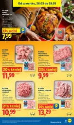 Gazetka promocyjna Lidl - Gazetka ważna od 26.03 do 29.03 - Gazetka - ważna od 29.03 do 29.03.2026 - strona 39 - produkty: Mięso mielone, Szynka wieprzowa, Szynka, Mięso