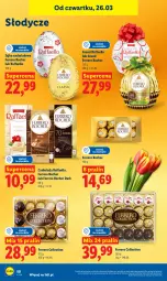 Gazetka promocyjna Lidl - Gazetka ważna od 26.03 do 29.03 - Gazetka - ważna od 29.03 do 29.03.2026 - strona 50 - produkty: Gra, Raffaello, Ferrero Rocher, Czekolada, Ferrero, Fa