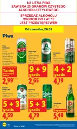 Gazetka promocyjna Lidl - Gazetka ważna od 26.03 do 29.03 - Gazetka - ważna od 29.03 do 29.03.2026 - strona 58 - produkty: Piwa, Gra, Namysłów, Perła, Carlsberg