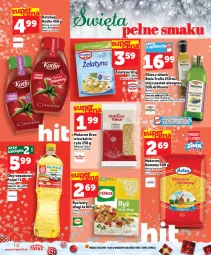 Gazetka promocyjna Topaz - Gazetka - Gazetka - ważna od 17.12 do 17.12.2025 - strona 18 - produkty: Ketchup, Makaron, Top, Ryż, Por, Gra, Stek, Toyo, Dr. Oetker, Kotlin, Garaż, Olej rzepakowy, Oliwa z oliwek, Monini, Cenos, Wino, Olej, Ryż biały, LG