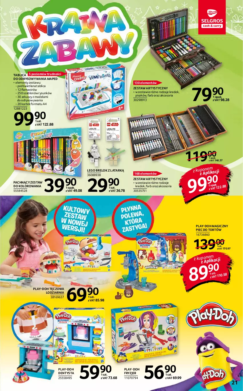 Gazetka promocyjna Selgros - Katalog Zabawki - ważna 10.11 do 24.11.2021 - strona 21 - produkty: Dentysta, Fa, LANA, LEGO, Piec, Play-Doh