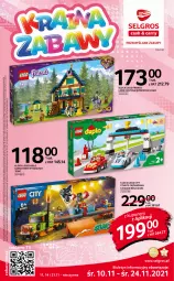 Gazetka promocyjna Selgros - Katalog Zabawki - Gazetka - ważna od 24.11 do 24.11.2021 - strona 1 - produkty: Top, Rum, LEGO Friends, Kask, Tran, LEGO, LEGO City, Klocki, LEGO Duplo, LG, Fa