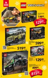 Gazetka promocyjna Selgros - Katalog Zabawki - Gazetka - ważna od 24.11 do 24.11.2021 - strona 4 - produkty: Kask, LEGO Technic, Pojazd, LEGO, Urgo, Klocki, Land Rover