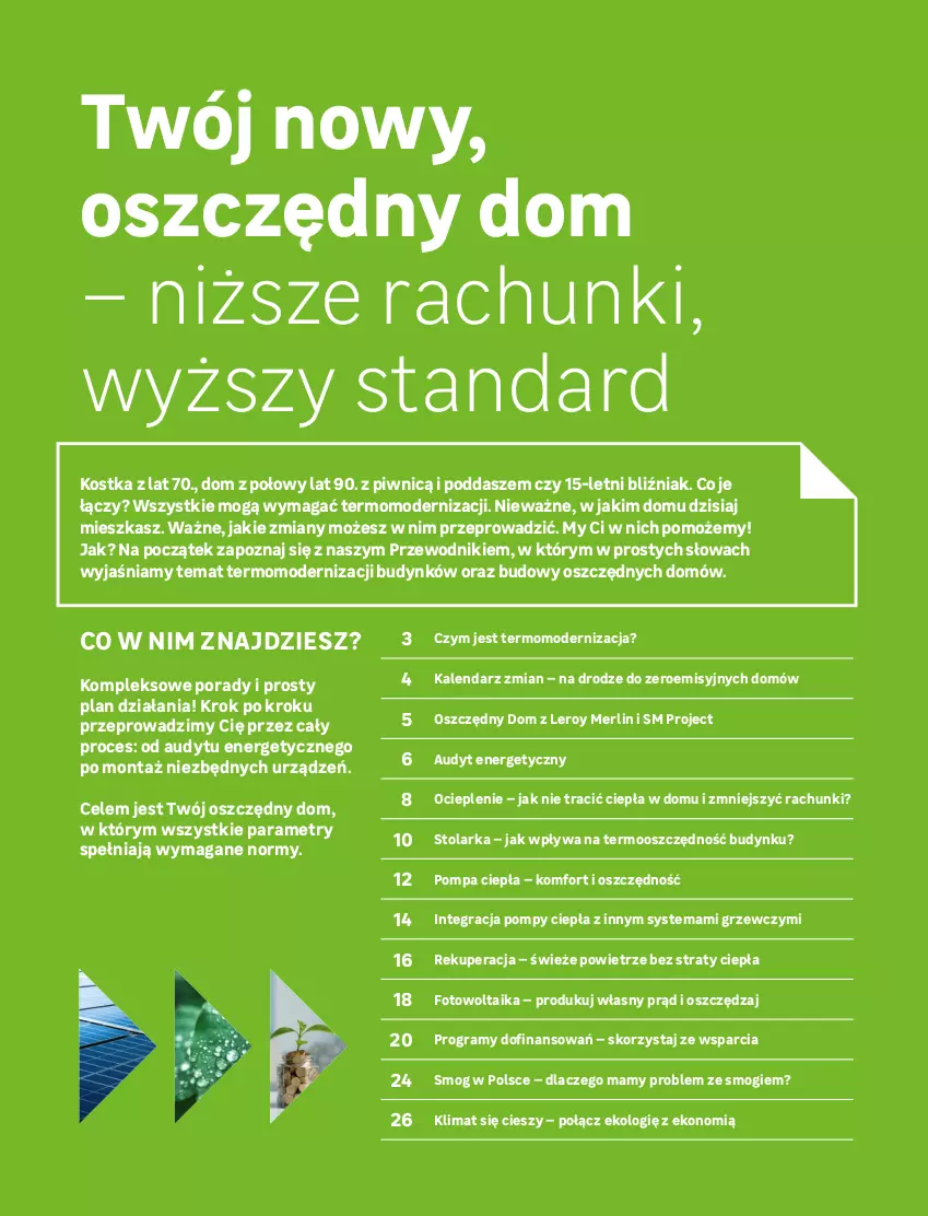 Gazetka promocyjna Leroy Merlin - Gazetka Leroy Merlin - ważna 01.01 do 31.12.2026 - strona 2 - produkty: Drzwi, Gra, Kalendarz, Kosz, Ogrzewanie, Olej, Por, Przewodnik, Sok, Tera