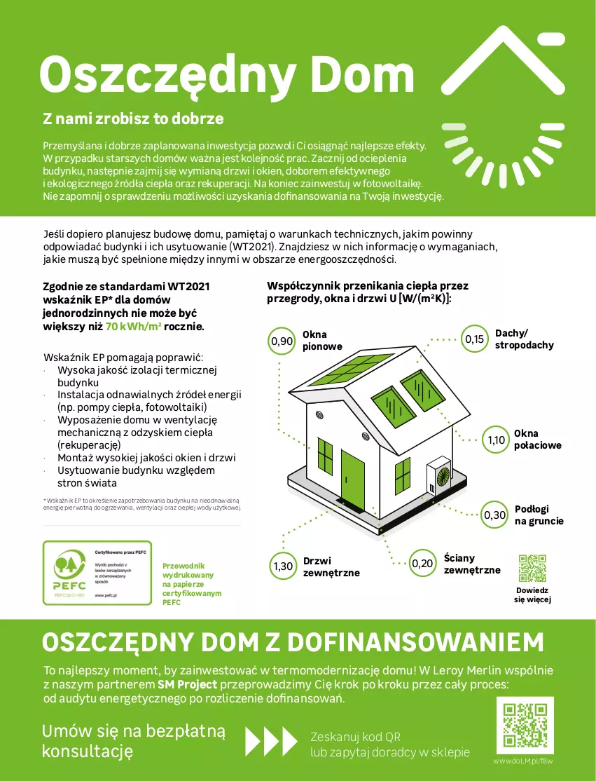 Gazetka promocyjna Leroy Merlin - Gazetka Leroy Merlin - ważna 01.01 do 31.12.2026 - strona 28 - produkty: Drzwi, Drzwi zewnętrzne, LANA, Mięta, Mus, Okna i drzwi, Olej, Papier, Przewodnik, Sok
