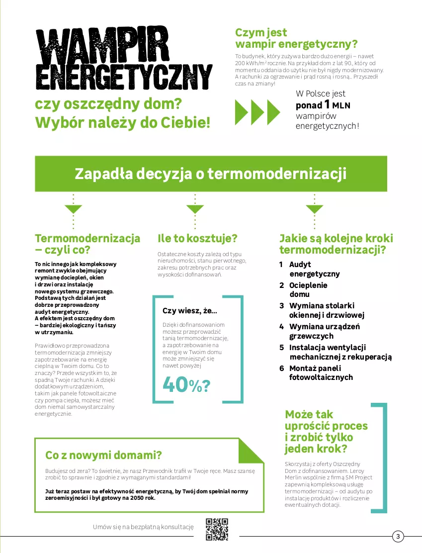 Gazetka promocyjna Leroy Merlin - Gazetka Leroy Merlin - ważna 01.01 do 31.12.2026 - strona 3 - produkty: Drzwi, Gra, Kalendarz, Kosz, Ogrzewanie, Olej, Por, Przewodnik, Sok, Tera