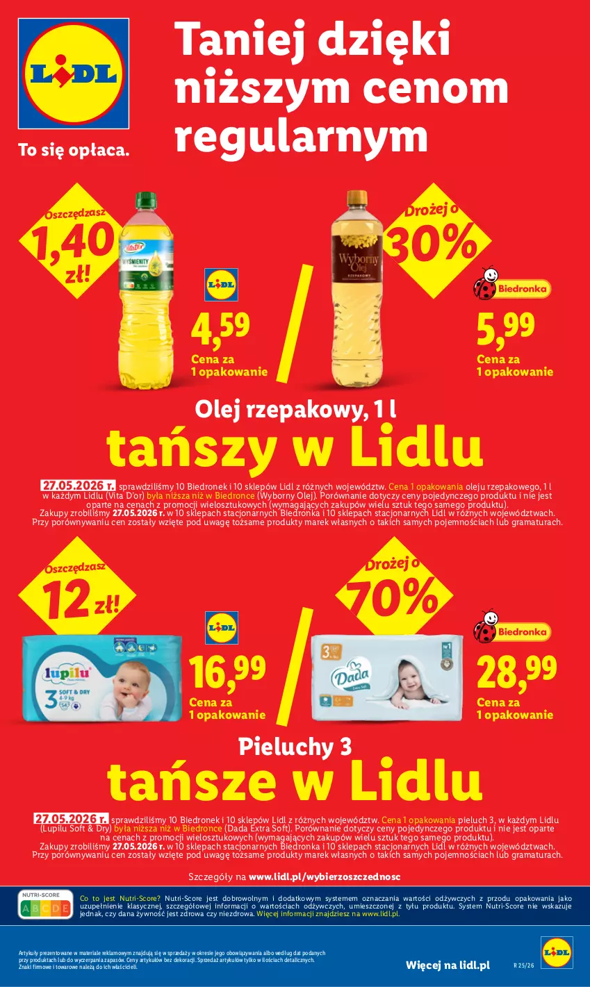 Gazetka promocyjna Lidl - Gazetka ważna od 18.06 do 20.06 - ważna 18.06 do 20.06.2026 - strona 31 - produkty: Dada, Dron, Gra, Olej, Olej rzepakowy, Pieluchy, Por, Rama