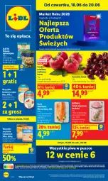 Gazetka promocyjna Lidl - Gazetka ważna od 18.06 do 20.06 - Gazetka - ważna od 20.06 do 20.06.2026 - strona 1 - produkty: Piwa, Pistacje, Ser, Gra, Pilos, Schab wieprzowy, Pomidory