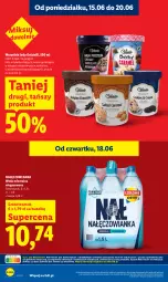 Gazetka promocyjna Lidl - Gazetka ważna od 18.06 do 20.06 - Gazetka - ważna od 20.06 do 20.06.2026 - strona 14 - produkty: Nałęczowianka, Lody, Woda mineralna, Woda