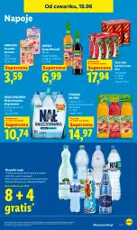 Gazetka promocyjna Lidl - Gazetka ważna od 18.06 do 20.06 - Gazetka - ważna od 20.06 do 20.06.2026 - strona 59 - produkty: Nałęczowianka, Sok, Por, Gra, Coca-Cola, Napoje, Tymbark, Smoothie, Syrop, Woda mineralna, Woda, Mango