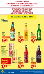 Gazetka promocyjna Lidl - Gazetka ważna od 18.06 do 20.06 - Gazetka - ważna od 20.06 do 20.06.2026 - strona 62 - produkty: Piwa, Limonka, Captain Jack, Mięta