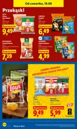 Gazetka promocyjna Lidl - Gazetka ważna od 18.06 do 20.06 - Gazetka - ważna od 20.06 do 20.06.2026 - strona 66 - produkty: Cheetos, Ser, Lajkonik, Chipsy, Tortilla, Chrupki, Przysnacki, Lay’s